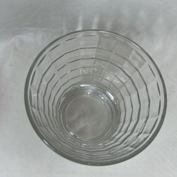 Crown Royal Whiskey 10 Oz Rocks Glass 3 1/2 In Round 3 1/2 In Tall Bar Cocktail - Picture 2 of 7